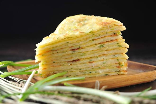 Chinese Pancake with Green Onion 葱花饼
